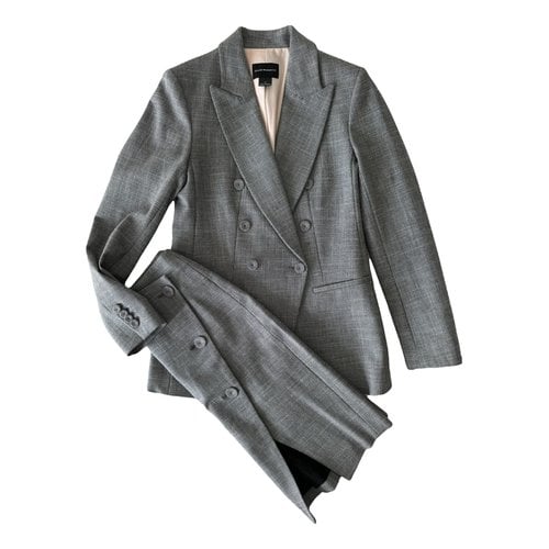 Pre-owned Club Monaco Suit Jacket In Grey