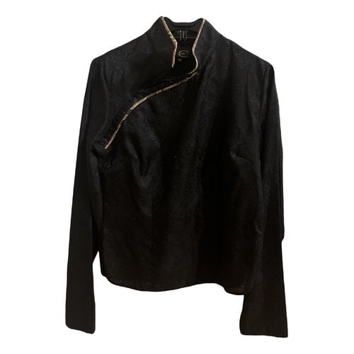 Pre-owned Just Cavalli Blouse In Black