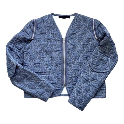 Pre-owned Alexander Wang Linen Jacket In Blue