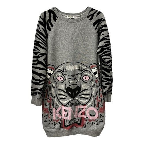 Pre-owned Kenzo Tiger Tunic In Grey