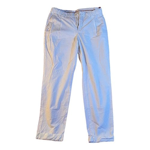 Pre-owned Loro Piana Trousers In White