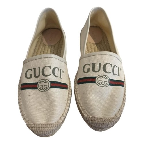 Pre-owned Gucci Cloth Espadrilles In Other