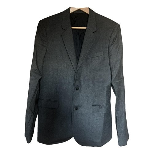 Pre-owned Balibaris Wool Suit In Anthracite