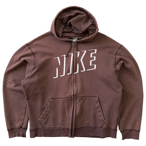 Pre-owned Nike Sweatshirt In Brown
