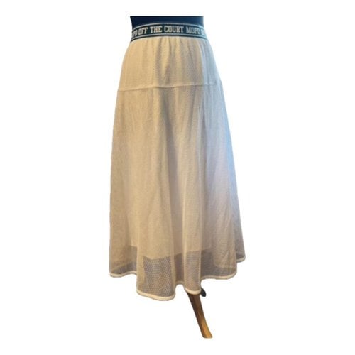 Pre-owned Marc O'polo Maxi Skirt In White