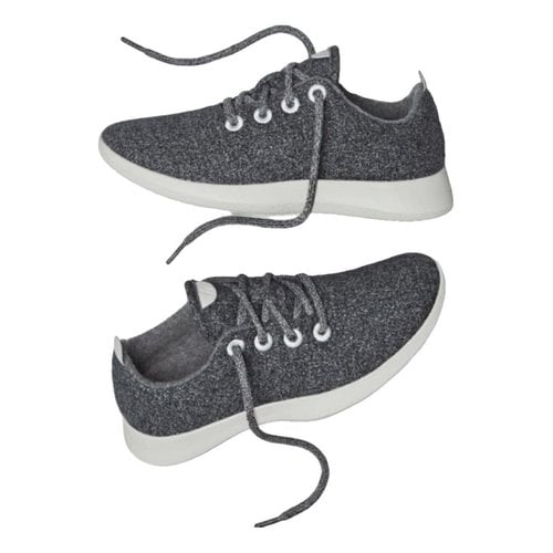 Pre-owned Allbirds Cloth Trainers In Grey