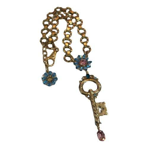 Pre-owned Dolce & Gabbana Long Necklace In Gold