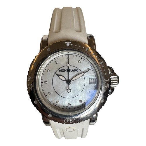 Pre-owned Montblanc Watch In White