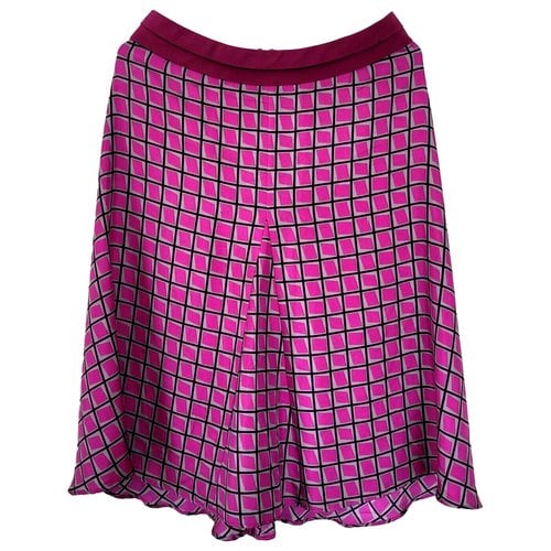 Pre-owned Etro Silk Mid-length Skirt In Pink