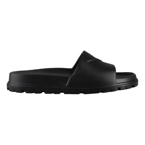 Pre-owned Prada Sandals In Black