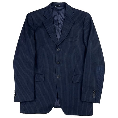 Pre-owned Dolce & Gabbana Wool Vest In Blue
