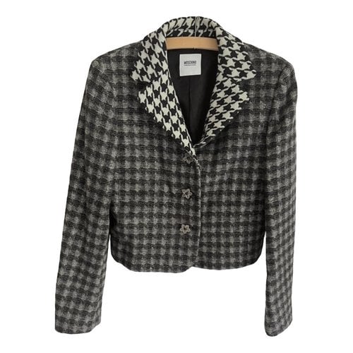 Pre-owned Moschino Cheap And Chic Wool Blazer In Black