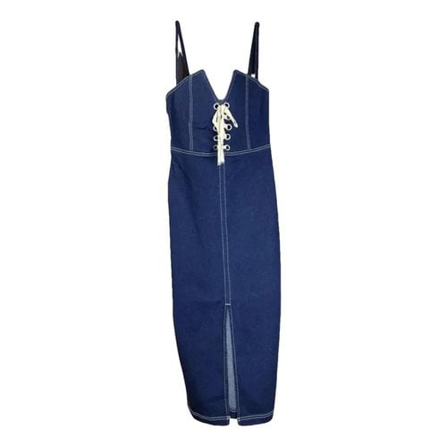 Pre-owned Alice Mccall Mid-length Dress In Navy