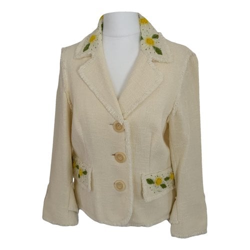 Pre-owned Moschino Cheap And Chic Blazer In Yellow
