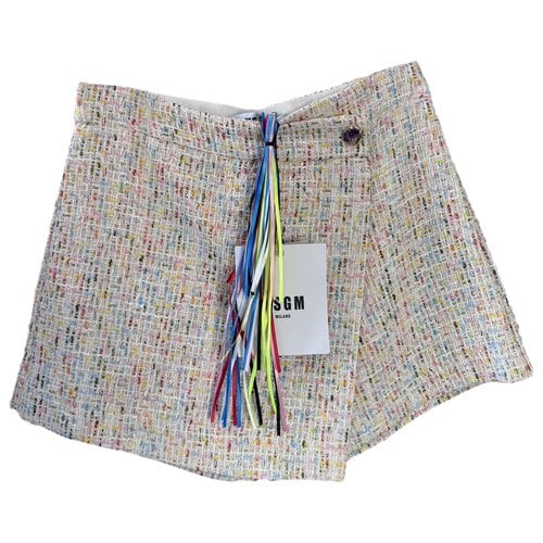 Pre-owned Msgm Short Pants In Multicolour