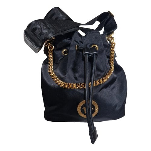 Pre-owned Versace Crossbody Bag In Black