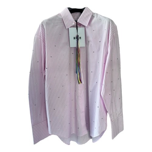 Pre-owned Msgm Shirt In Pink