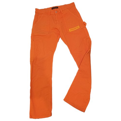 Pre-owned Versace Jeans In Orange