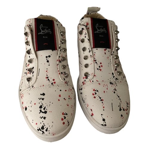 Pre-owned Christian Louboutin Gondolita Cloth Trainers In Other