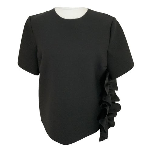Pre-owned Msgm Lace Blouse In Black