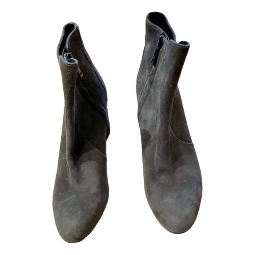 Pre-owned Diane Von Furstenberg Boots In Grey