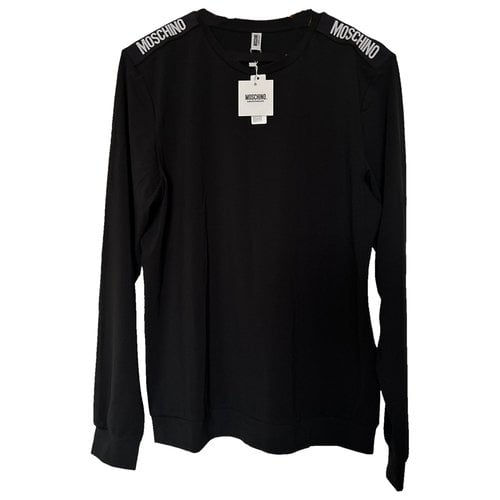 Pre-owned Moschino Pull In Black