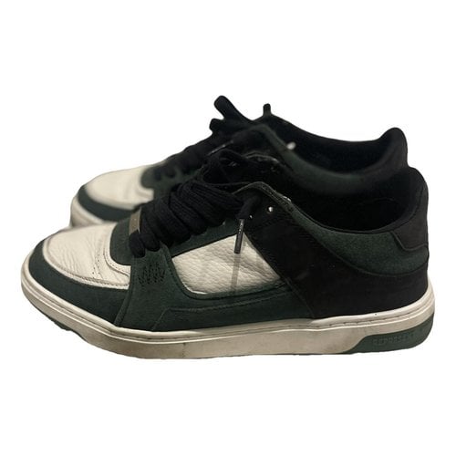 Pre-owned Represent Low Trainers In Black