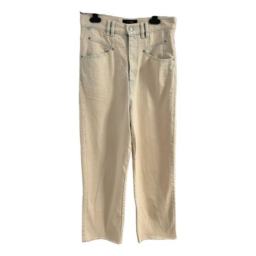 Pre-owned Isabel Marant Jeans In Beige