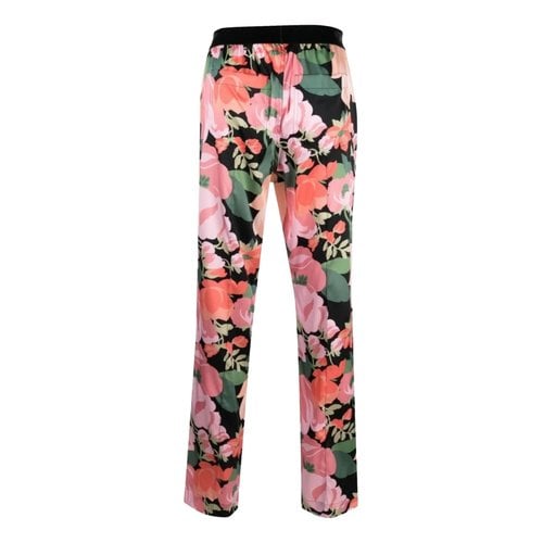 Pre-owned Tom Ford Silk Large Pants In Multicolour
