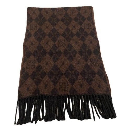 Pre-owned Givenchy Cashmere Scarf In Brown