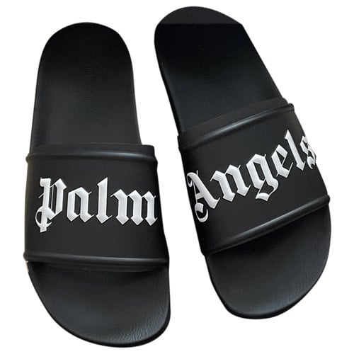 Pre-owned Palm Angels Sandals In Black