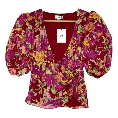 Pre-owned Lpa Blouse In Pink