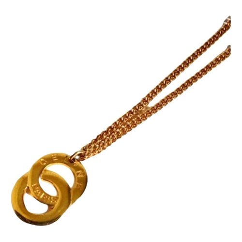 Pre-owned Celine Necklace In Gold