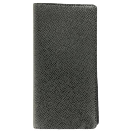 Pre-owned Mini Rodini Leather Wallet In Black