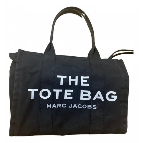 Pre-owned Marc Jacobs The Tag Tote Tote In Black