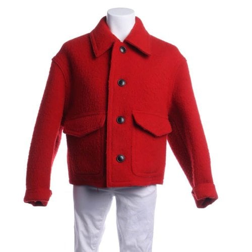 Pre-owned Ami Alexandre Mattiussi Wool Jacket In Red