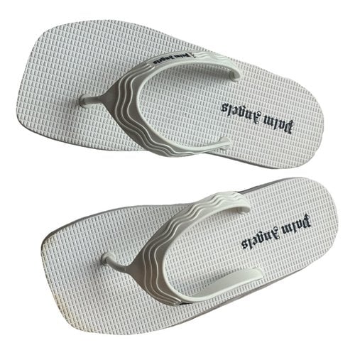 Pre-owned Palm Angels Flip Flops In White