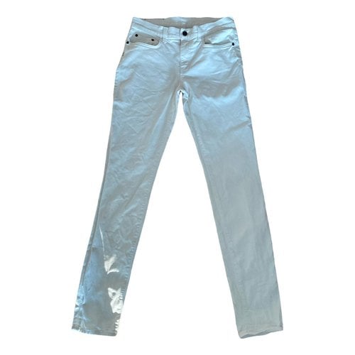 Pre-owned Proenza Schouler Straight Pants In White