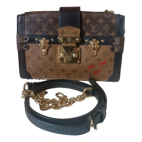 Pre-owned Louis Vuitton Pochette Trunk Leather Crossbody Bag In Multicolour