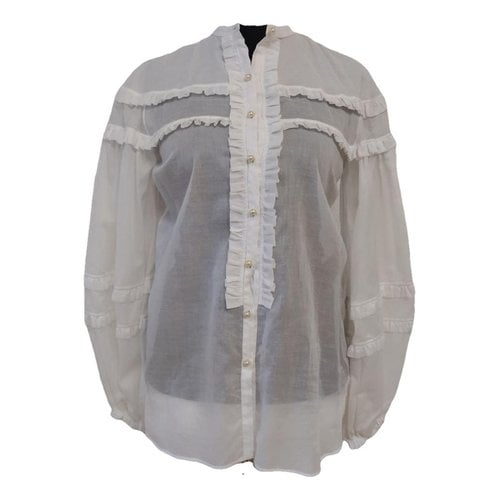 Pre-owned Gilmar Blouse In White