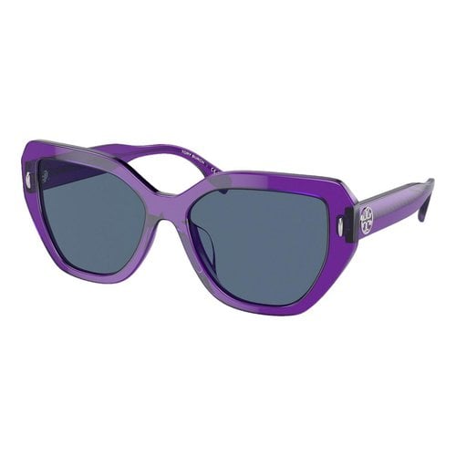 Pre-owned Tory Burch Sunglasses In Purple
