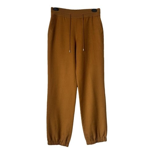Pre-owned Loro Piana Cashmere Trousers In Camel