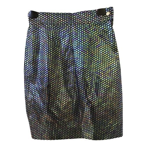 Pre-owned Moschino Skirt In Multicolour