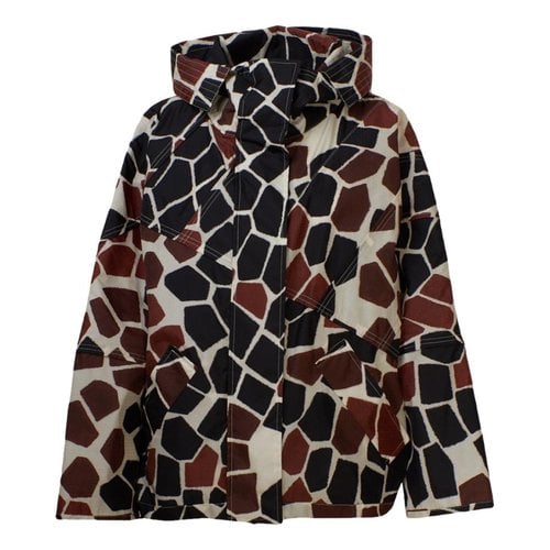 Pre-owned Moncler Cape In Brown