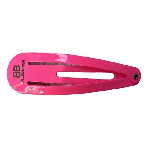 Pre-owned Balenciaga Hair Accessory In Pink