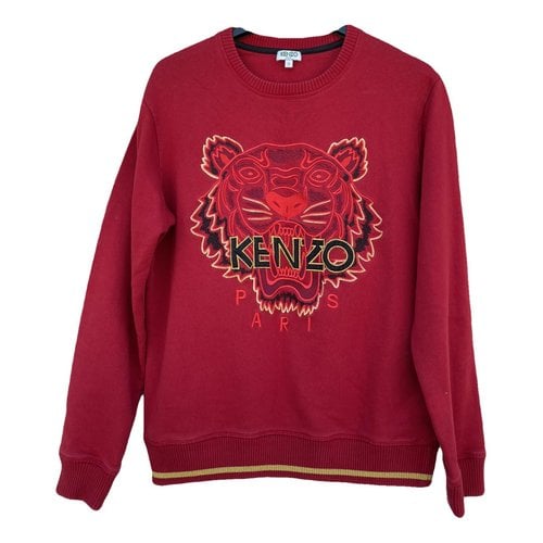 Pre-owned Kenzo Tiger Sweatshirt In Red