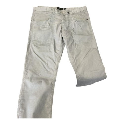 Pre-owned Jeckerson Trousers In Grey
