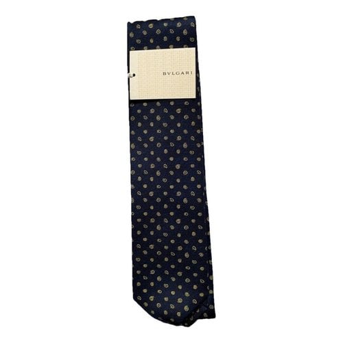 Pre-owned Bvlgari Silk Tie In Other