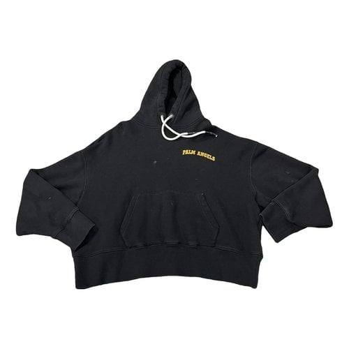 Pre-owned Palm Angels Sweatshirt In Black