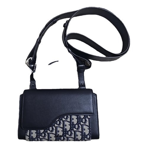 Pre-owned Dior Leather Small Bag In Black